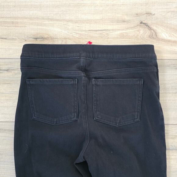 Spanx Ankle Black Ponte Midrise Skinny Leg Jeggings Women Sz M 20018R - Picture 5 of 13